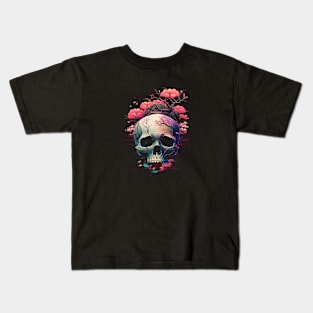 skull illustration Kids T-Shirt